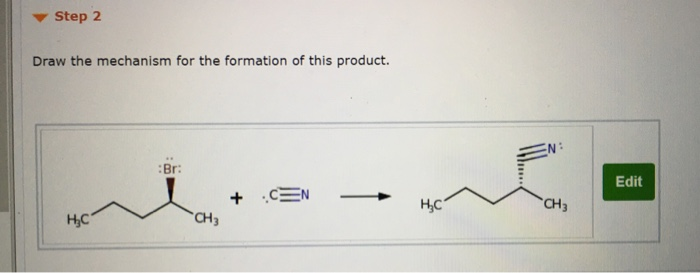 Solved Add curved arrow(s) to draw step 1 of the mechanism. | Chegg.com