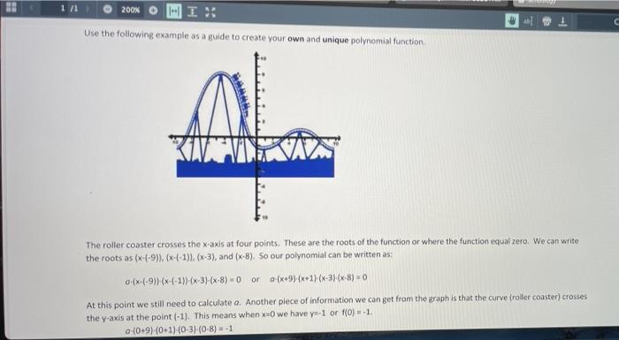 Solved Find the Equation of a Real World Polynomial Shape | Chegg.com
