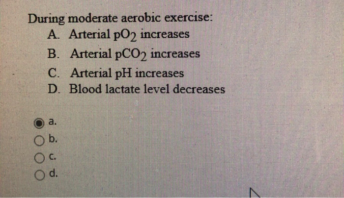 Moderate discount aerobic exercise