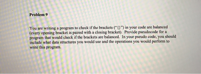 Solved Problem 8 You implemented a stack as a linked list | Chegg.com