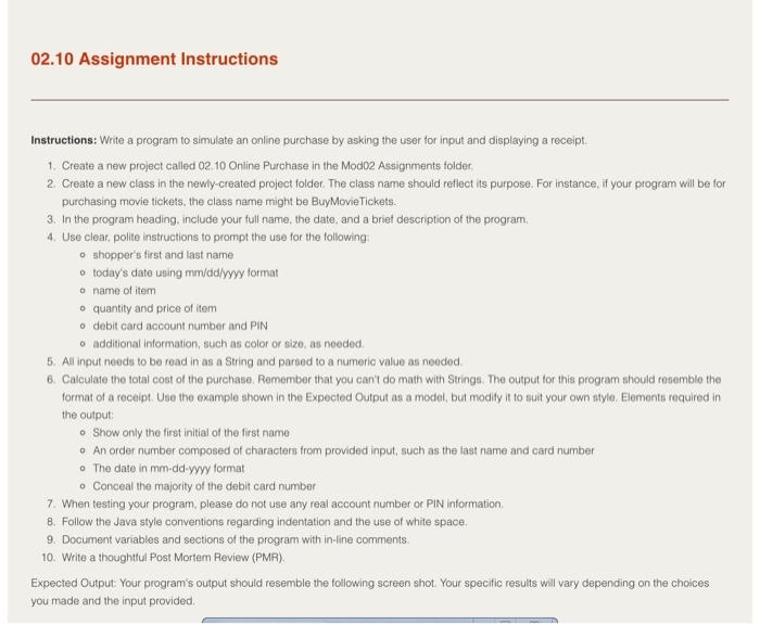 Solved Instructions: Write a program to simulate an online | Chegg.com