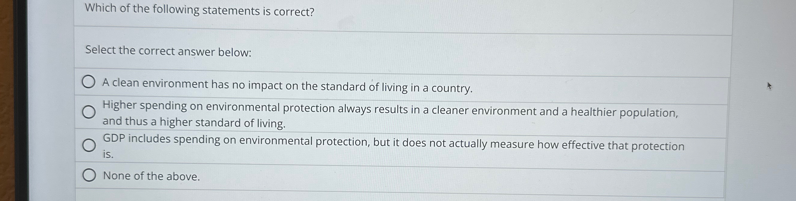 Solved Which of the following statements is correct?Select | Chegg.com