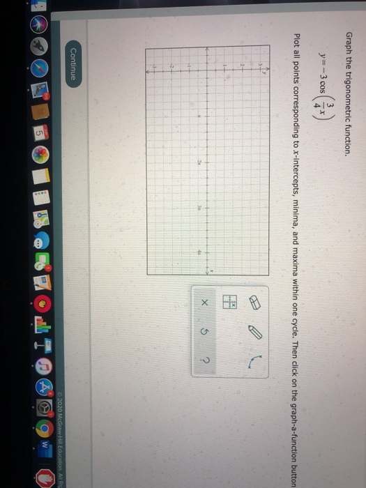 Solved Graph the trigonometric function. 3 y=-3 cos X Plot | Chegg.com