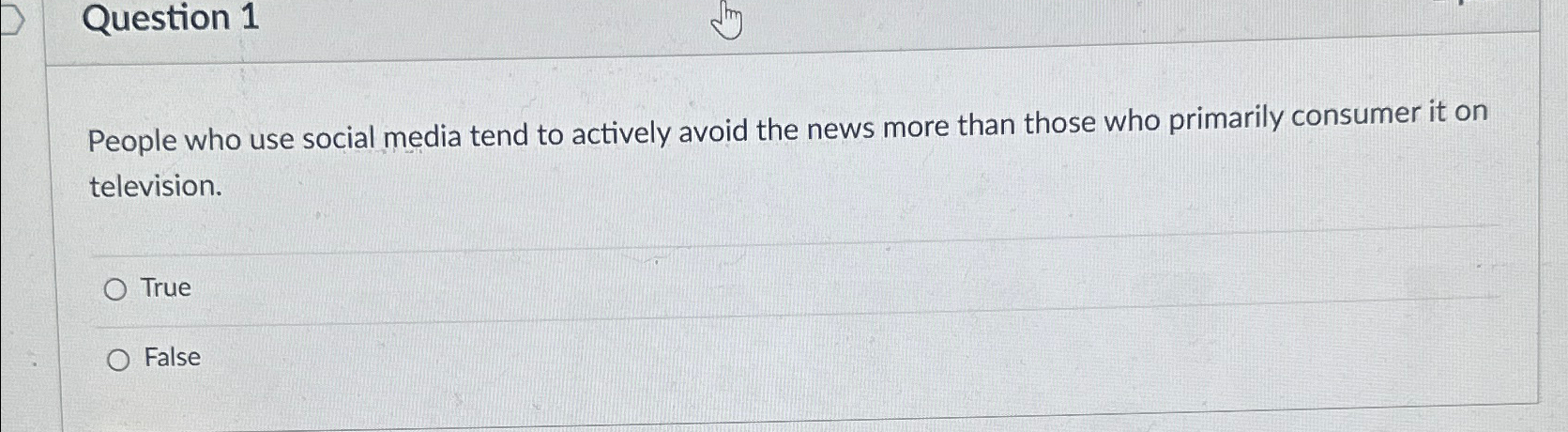 Solved Question 1People Who Use Social Media Tend To | Chegg.com