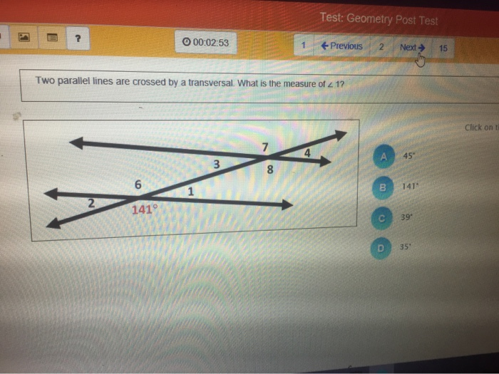 Solved Test Geometry Post Test 00 02 53 1 Previous 2 Next Chegg Solved Test Geometry Post Test 00 02 53 1 Previous 2 Next Chegg