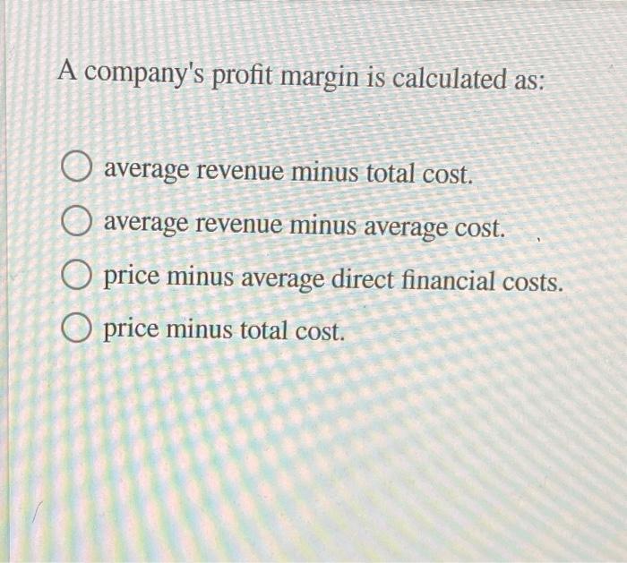 Solved Total Revenue Minus Expenses Paid Equals O Chegg