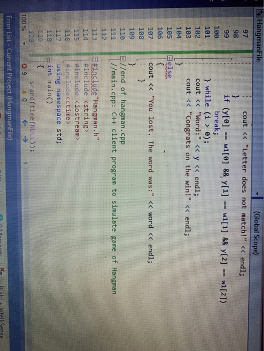 Solved C++ Program We need to solve the error of the program | Chegg.com