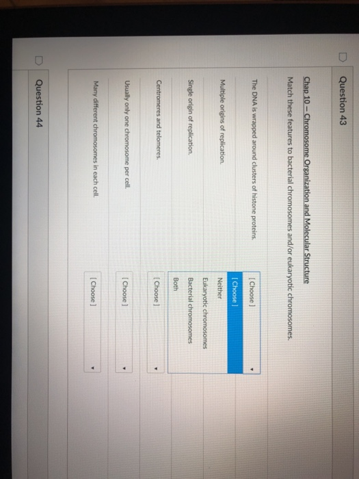 Solved Canvas © Question 43 2 pts Chap 10 - Chromosome | Chegg.com
