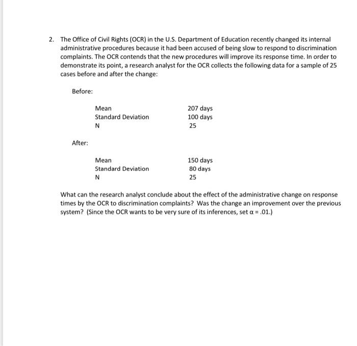 us department of education's office for civil rights ocr