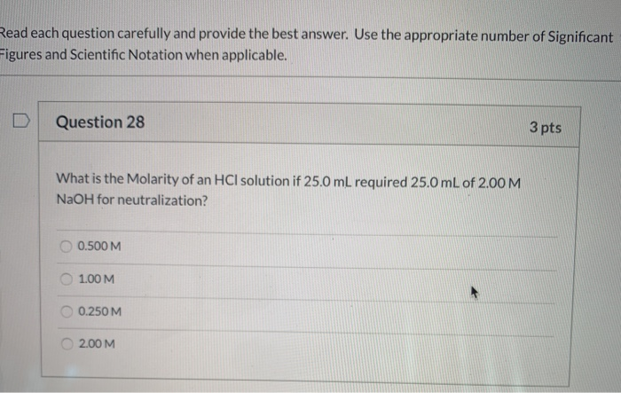 Solved Read each question carefully and provide the best | Chegg.com