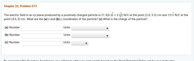 Solved The electric field in an xy plane produced by a | Chegg.com