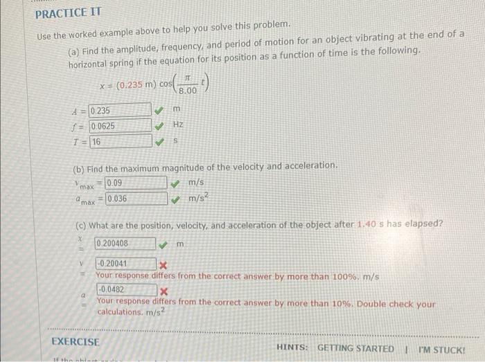 Solved PRACTICE IT Use the worked example above to help you | Chegg.com