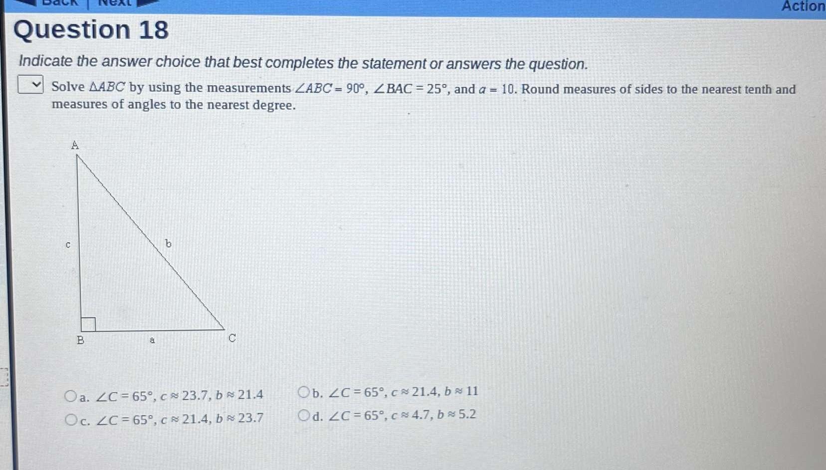 Solved Indicate the answer choice that best completes the | Chegg.com