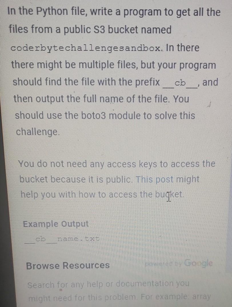 Solved in the python file write a program to get all the chegg