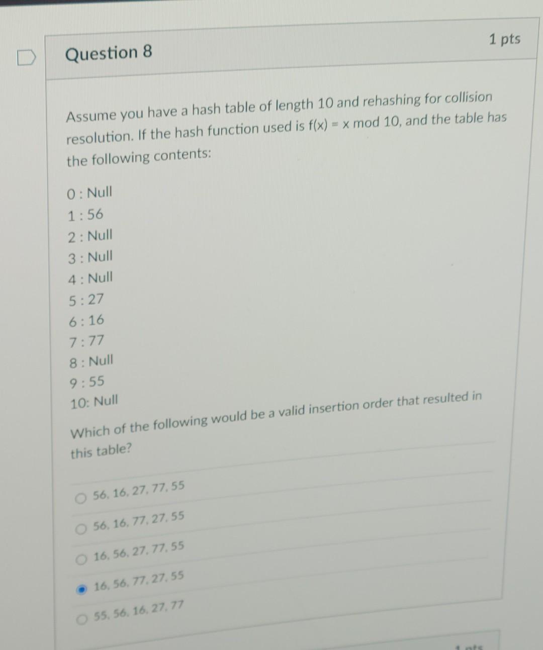 Solved In the pseudo code for question 8 what is the method | Chegg.com