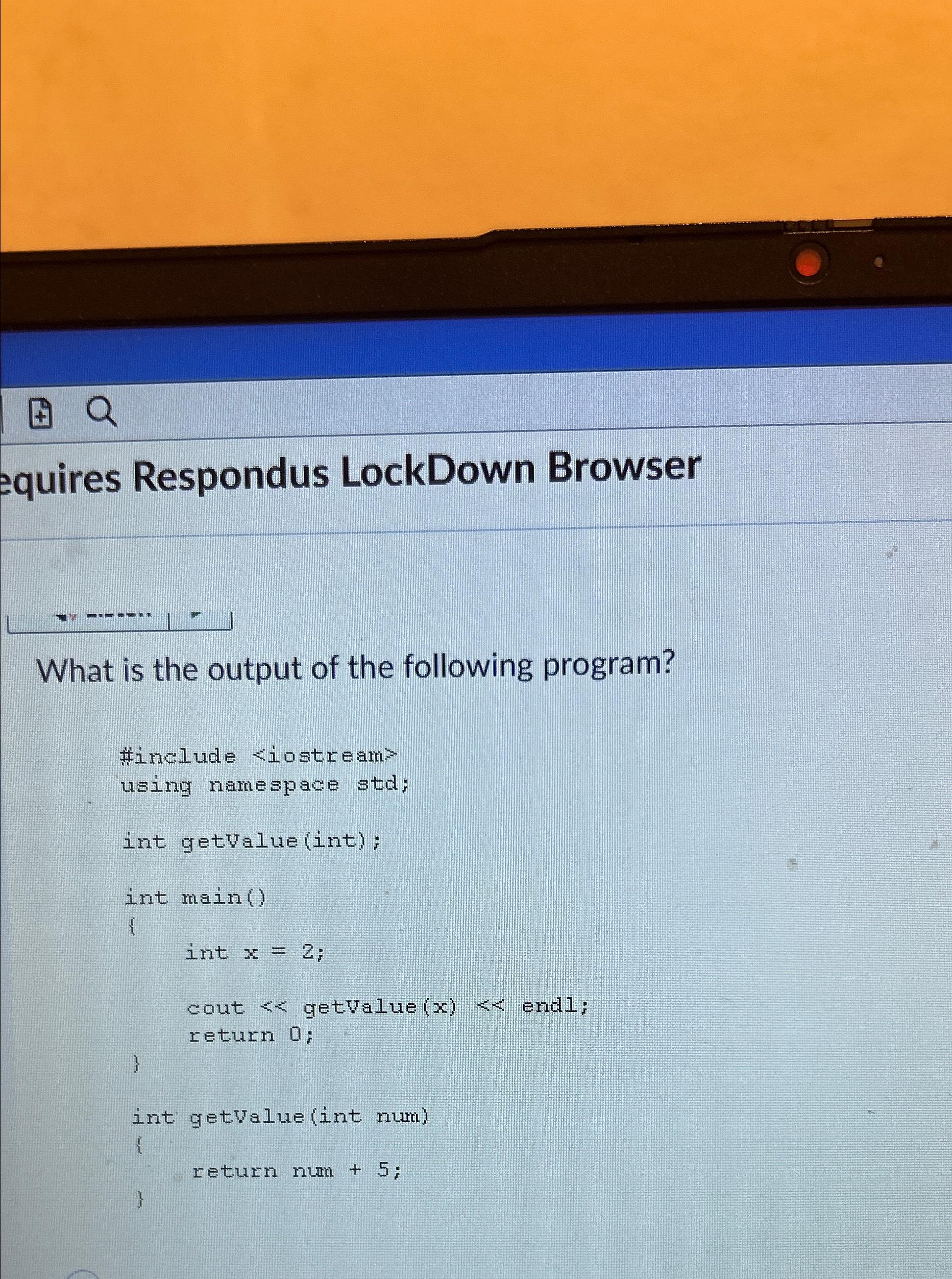 solved-equires-respondus-lockdown-browserwhat-is-the-output-chegg