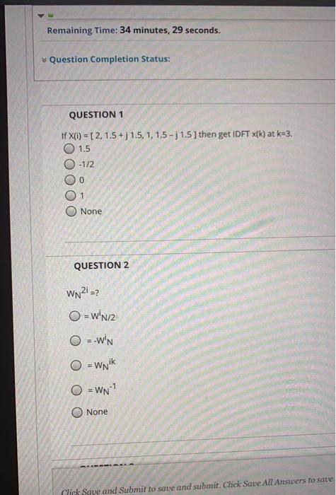 Solved Remaining Time 34 Minutes 29 Seconds Question C Chegg Com