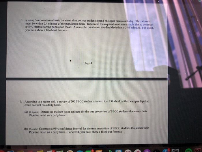 Solved solve for 6 and 7 | Chegg.com