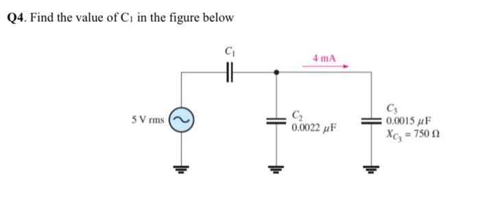 Solved Q4. Find the value of C1 in the figure below | Chegg.com