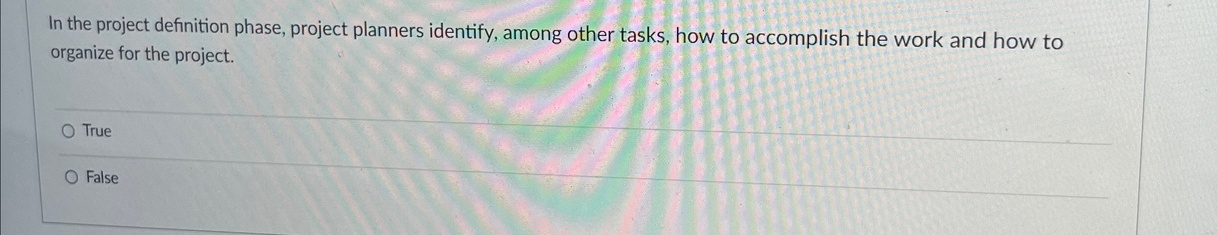 PROJECT DEFINITION PHASE MEANING visual data 4