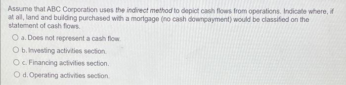 solved-assume-that-abc-corporation-uses-the-indirect-method-chegg