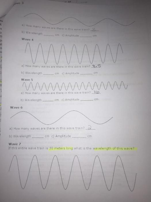 Solved ve 3 4 S ) How many waves are there in this wave | Chegg.com