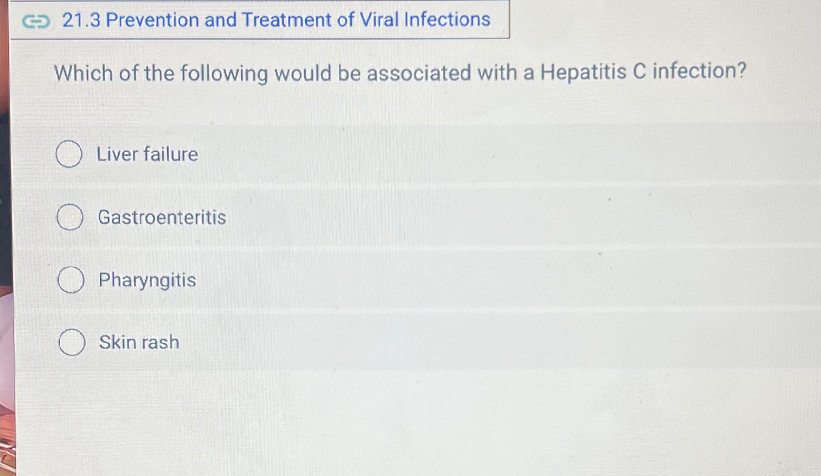 Solved 21.3 ﻿Prevention and Treatment of Viral | Chegg.com