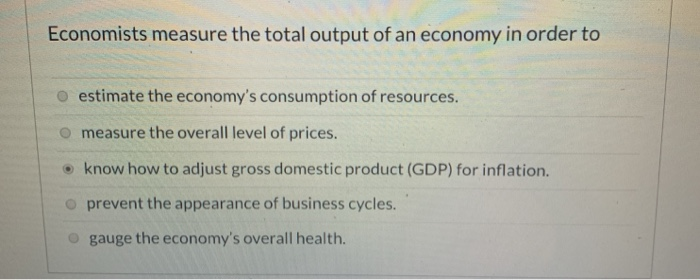 Measuring Output Using GDP, Boundless Economics