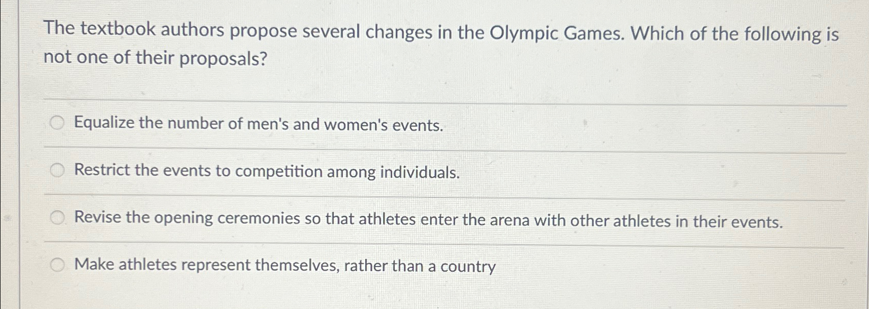 Solved The textbook authors propose several changes in the | Chegg.com