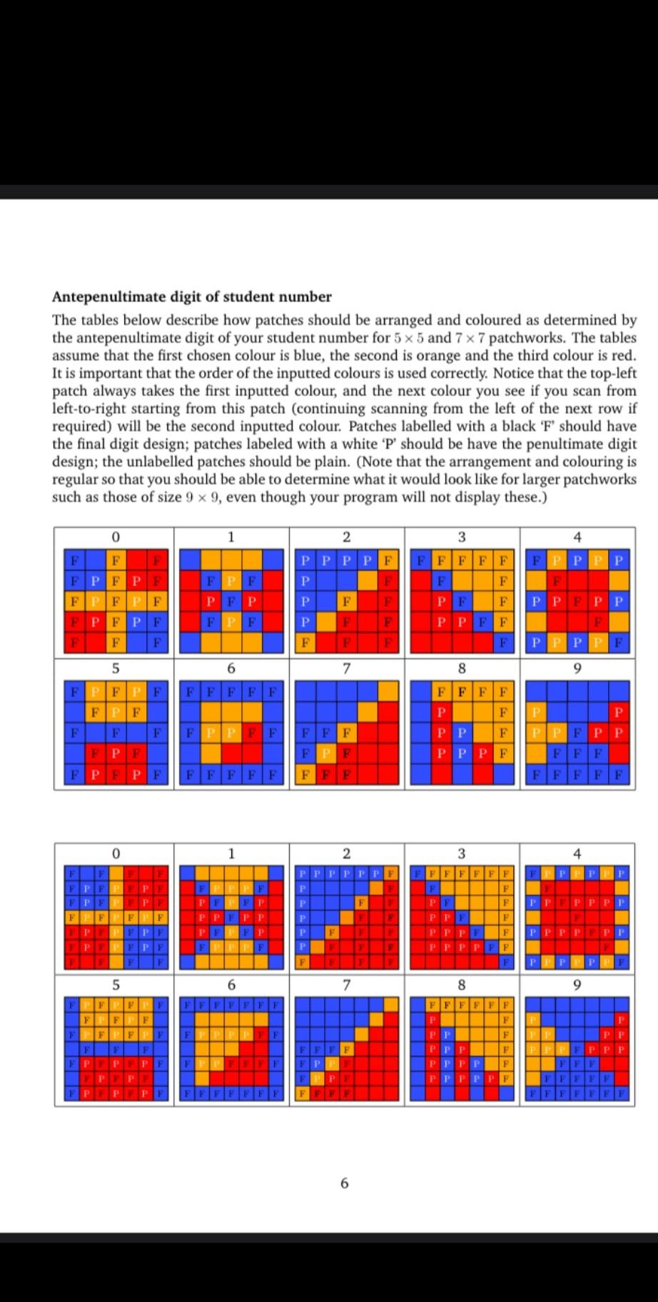 Solved python Patchwork Sampler - graphics moudle I want | Chegg.com
