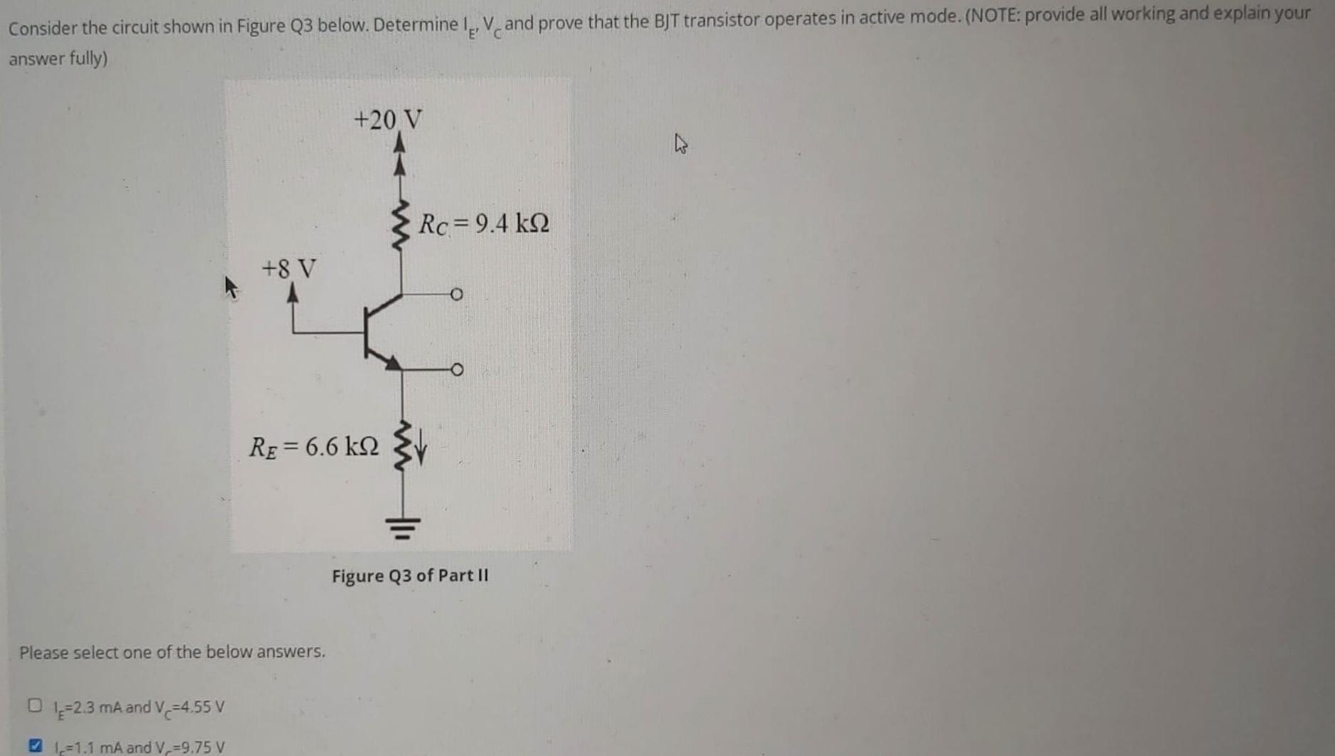 Solved Consider The Circuit Shown In Figure Q3 Below. | Chegg.com