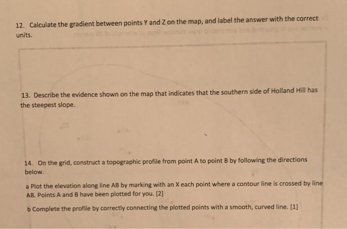 Solved Base your answers to questions 11 through 14 on the | Chegg.com