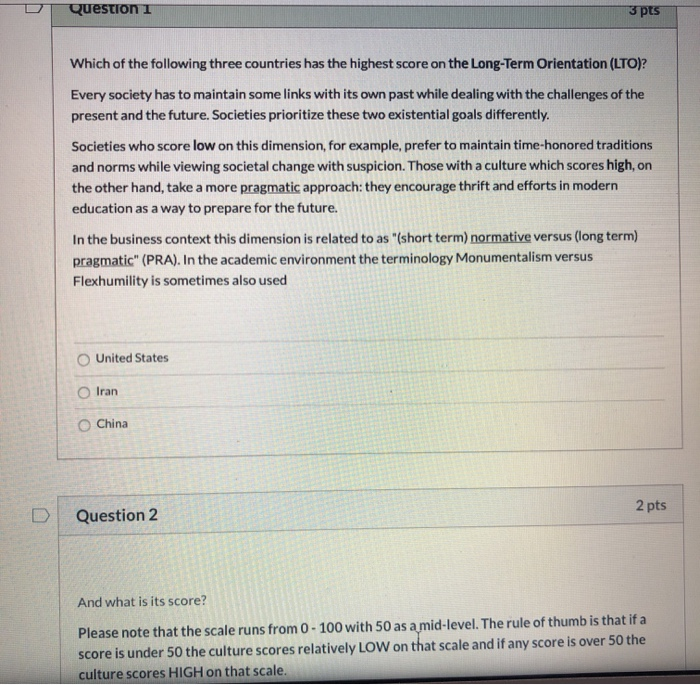 Solved Question 1 3 pts Which of the following three | Chegg.com