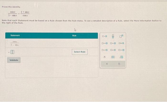 Solved Prove The Identity Sinxcosx Cosx Sinx Note That Chegg Com