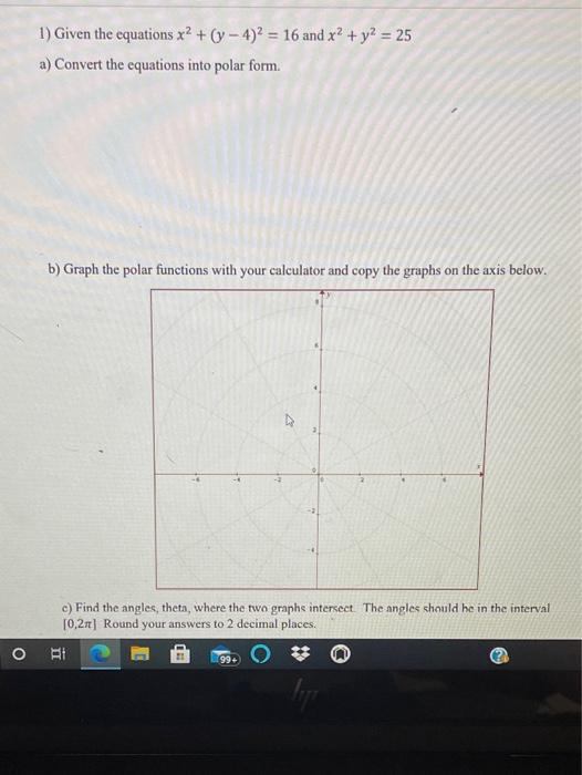 solved-1-given-the-equations-x2-y-4-2-16-and-x2-y2-chegg