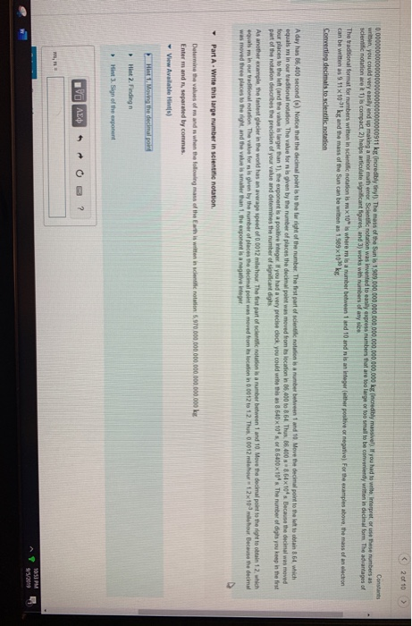 Solved 2 of 10 > Constants | Chegg.com