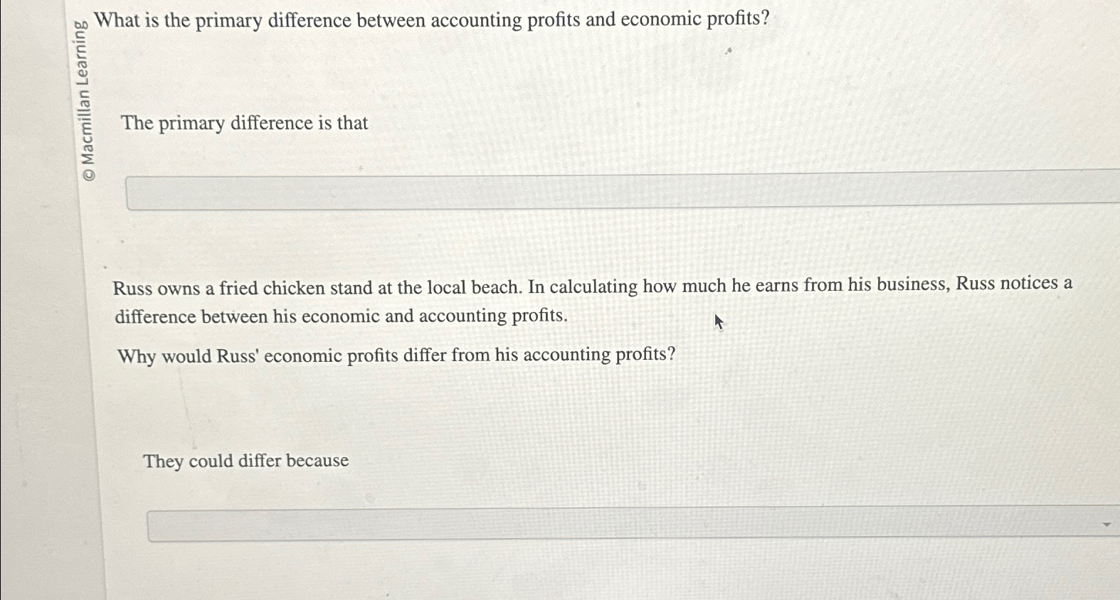 Solved ?∞ ﻿What is the primary difference between accounting | Chegg.com