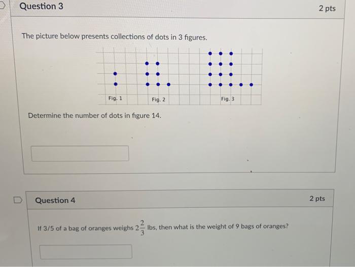Solved Question 3 2 pts The picture below presents | Chegg.com