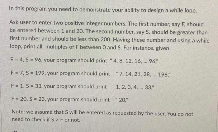 Solved In this program you need to demonstrate your ability | Chegg.com