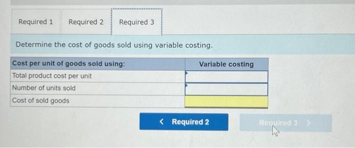 Solved Determine the cost of ending finished goods | Chegg.com