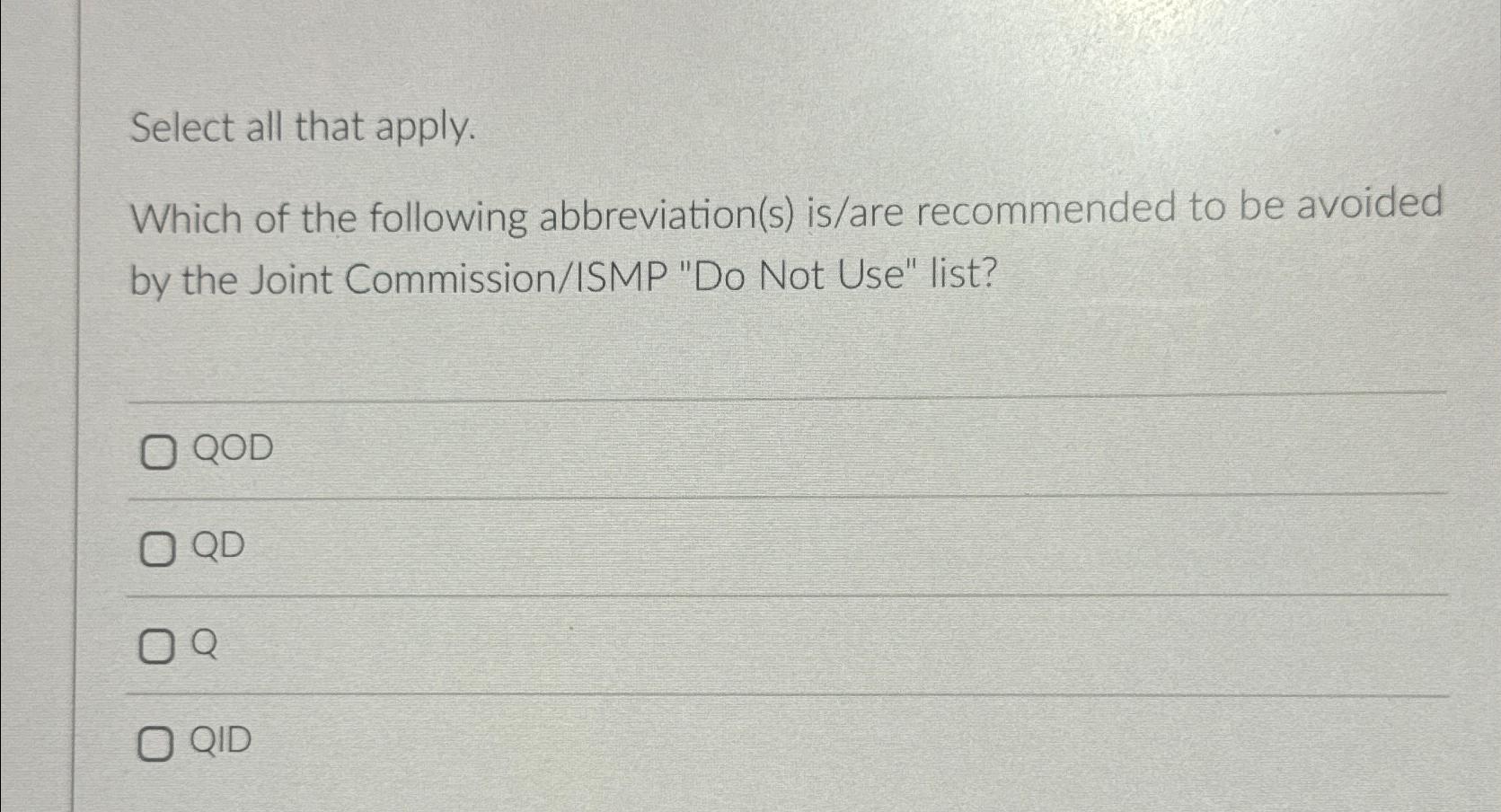 Solved select all that apply which of the following chegg