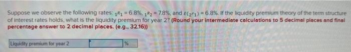 Solved Suppose we observe the following rates | Chegg.com