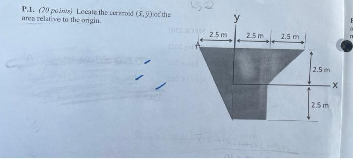 Solved break it into three shapes only so two triangles and | Chegg.com