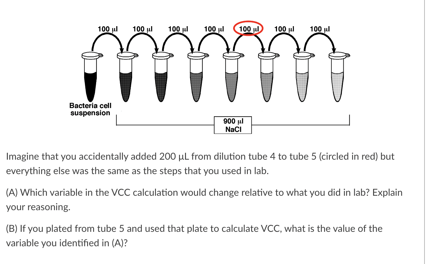 Solved Imagine that you accidentally added 200μL ﻿from | Chegg.com