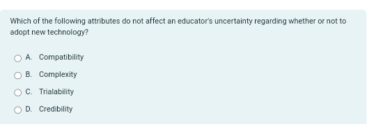 Solved Which of the following attributes do not affect an | Chegg.com