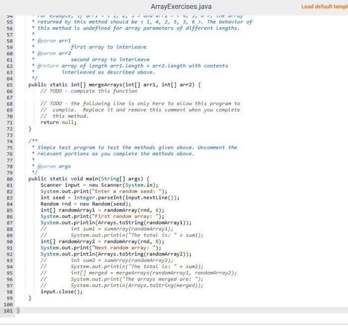 Solved The following code skeleton contains a number of | Chegg.com