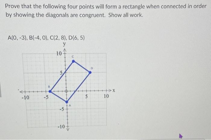 Solved Prove that the following four points will form a | Chegg.com