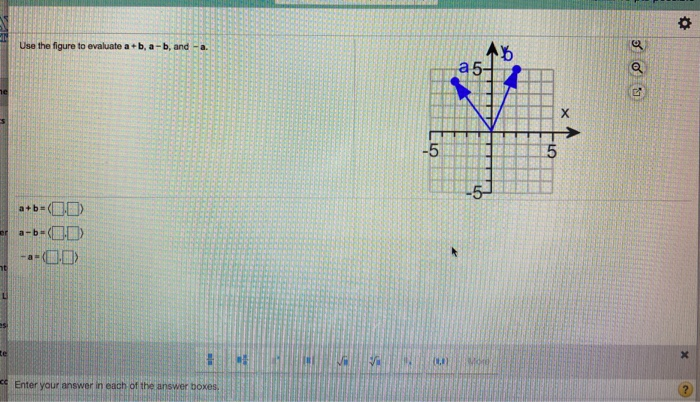 Solved Use The Figure To Evaluate A+b, A-b, And A+b=(20) | Chegg.com