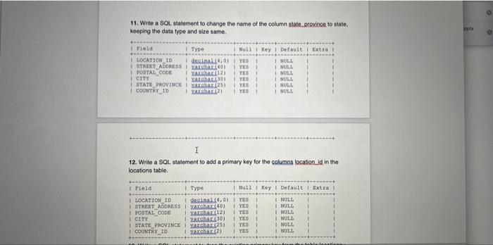 Solved 1. Write a SQL statement to create a simple table | Chegg.com