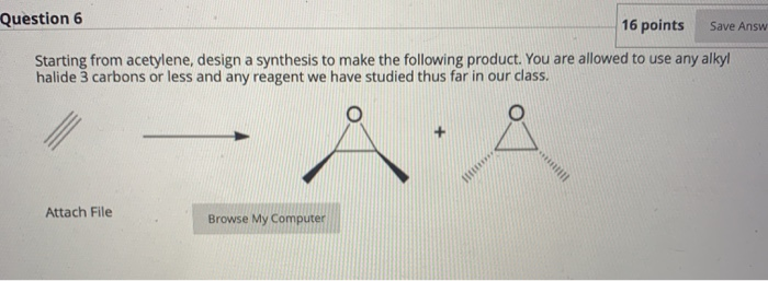 Solved Question 6 16 points Save Answ Starting from | Chegg.com